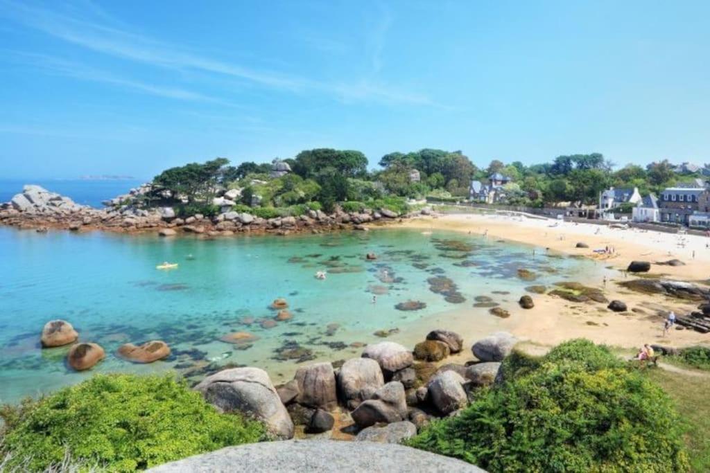 Kanoperoz-Plage De Trestraou Perros-Guirec Buitenkant foto